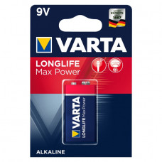 Элемент питания VARTA LONGLIFE MAX POWER 9V бл.1